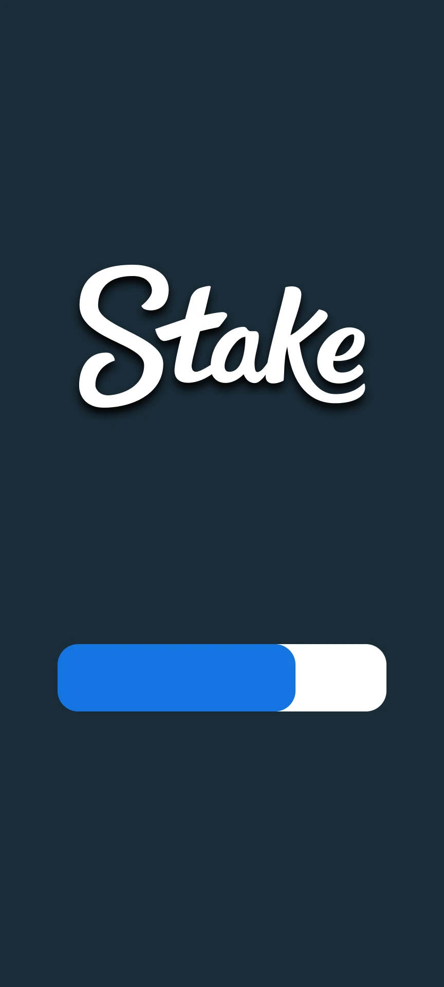 Start installing the Stake app for Android.