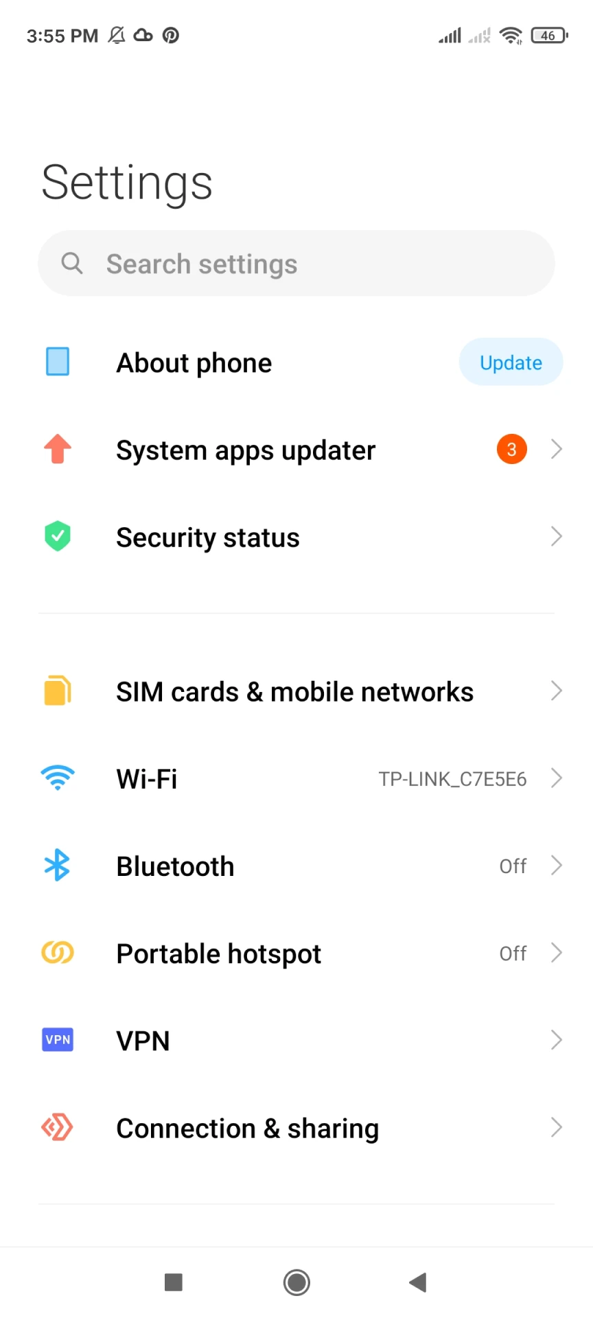 Visit Settings to install the Stake Android app.