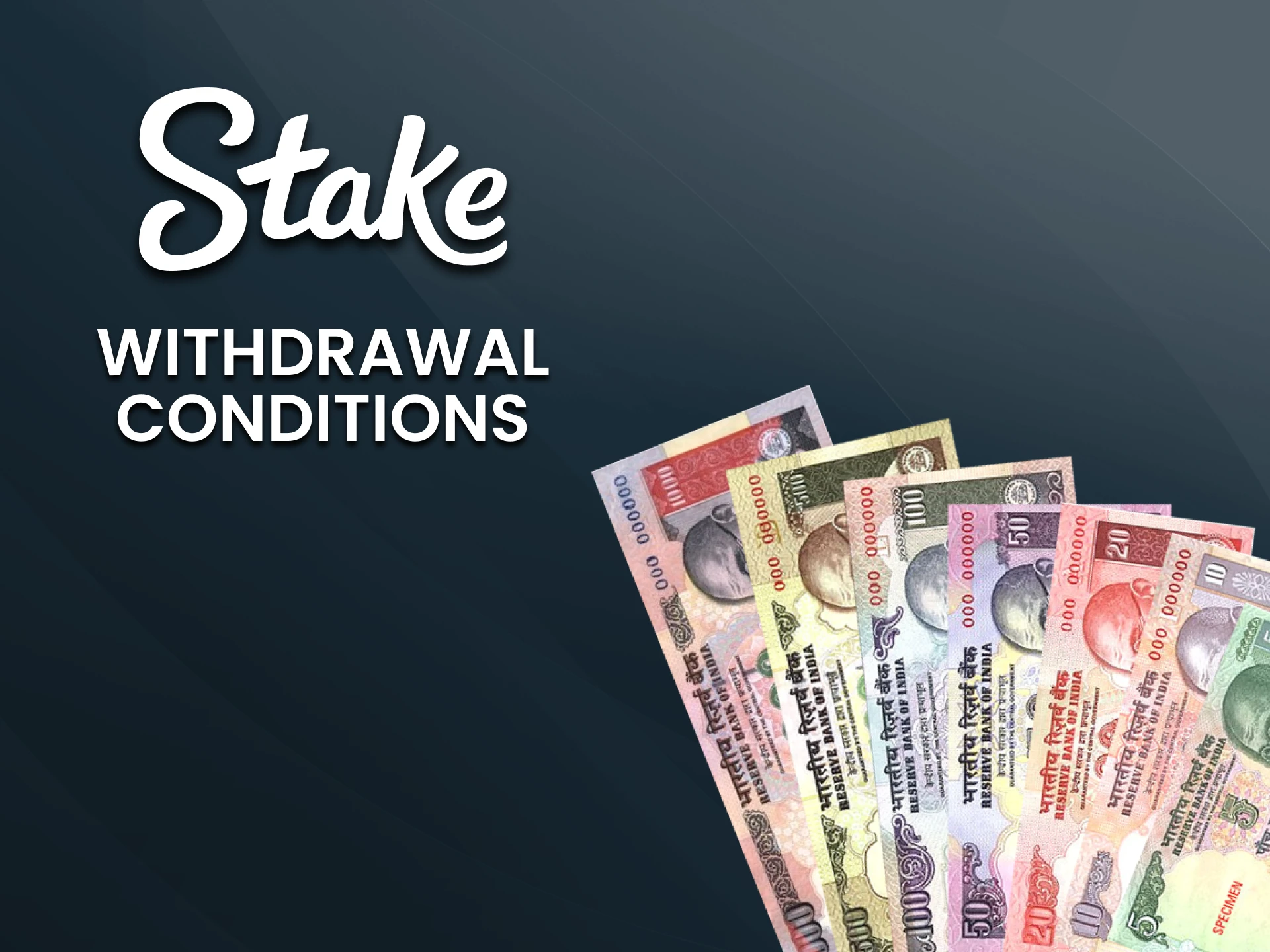 We will cover the withdrawal requirements for Stake.