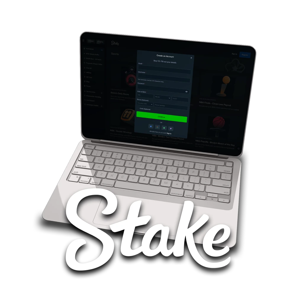 We'll tell you everything about registering for Stake.