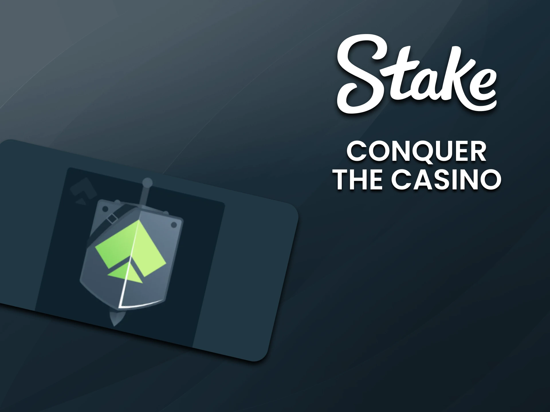 Stake gives a special bonus for casino games.