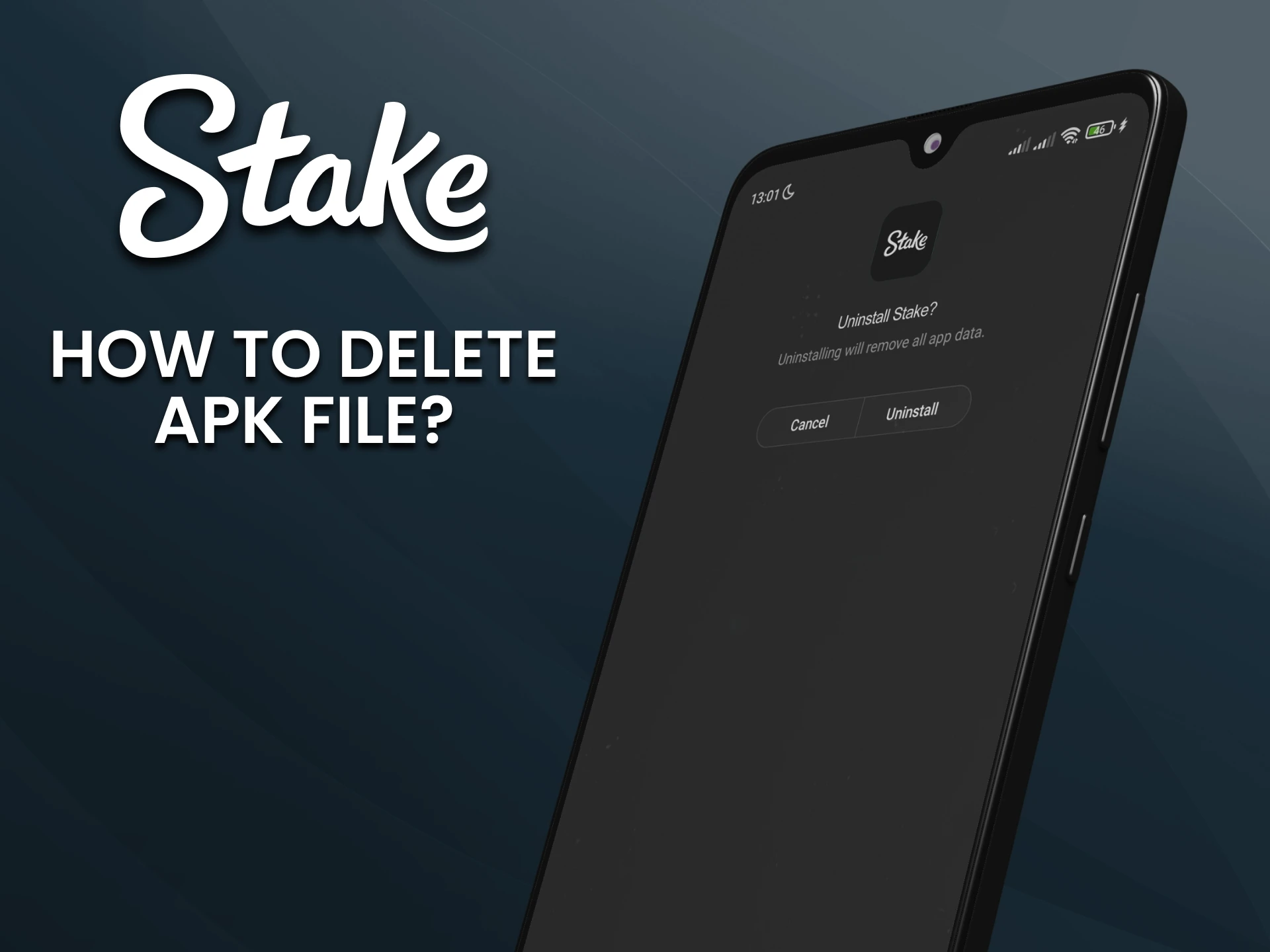 Learn how to remove the Stake app from your phone.